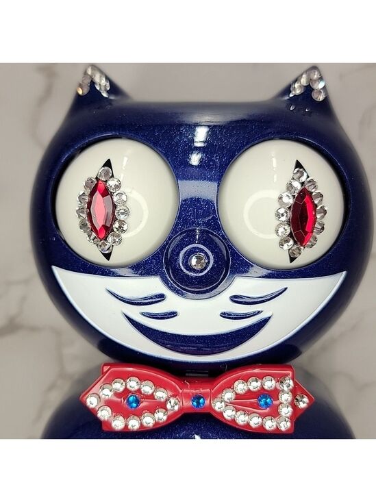 Kit-Cat Klock Other - Rare Jeweled Red, White & Galaxy Blue Kit-Cat Klock LIMITED EDITION